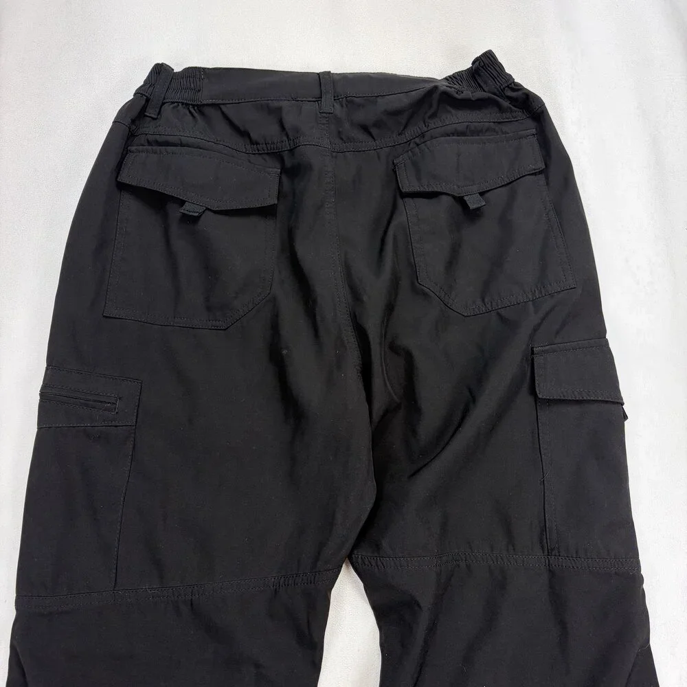Legendary Women's Black Cargo Joggers Size L -‎ Tapered Track Pants